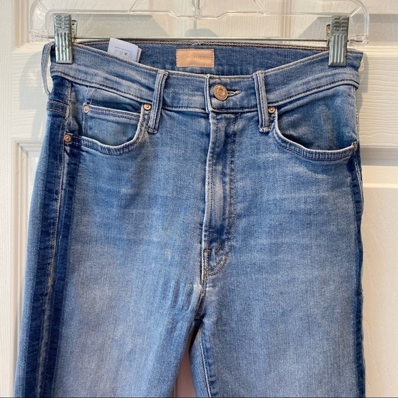 Mother Stunner Zip Ankle Zip Fray Light Kitty Racer size 26 - Picture 7 of 9